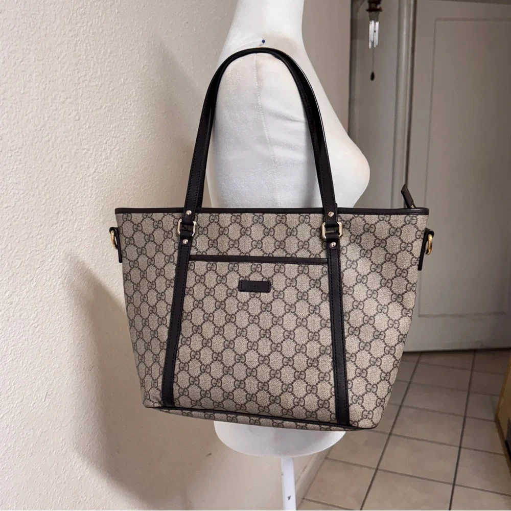 Gucci GG Supreme Joy monogram work front pocket tote - Picture 11 of 13